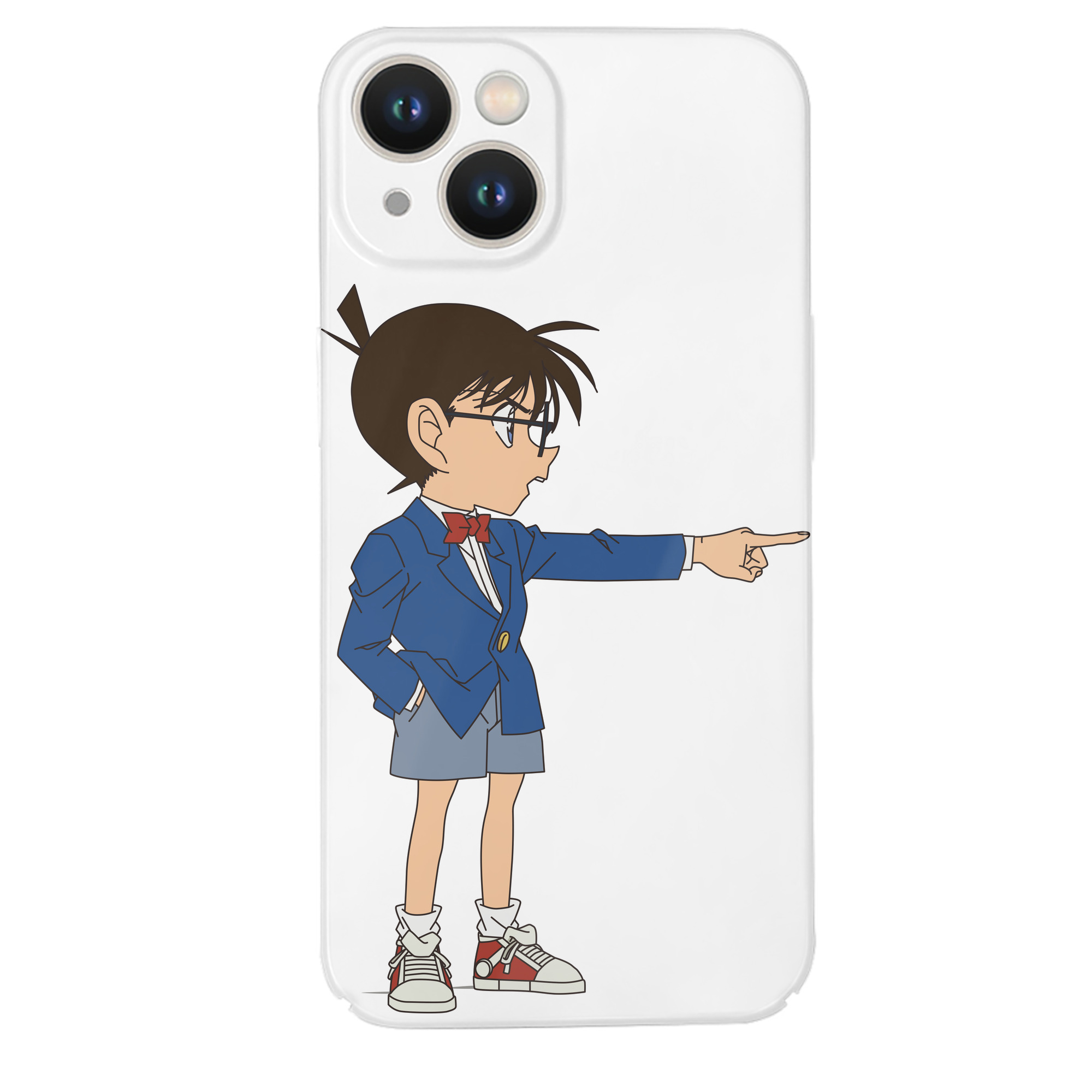 （画像用） 名探偵コナン 江戸川 コナン Detective Conan Conan Edogawa 【iPhone 14シリーズ対応】ハードケース